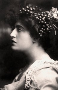 Constance Collier 1878-1955, brit színésznő, 1900-as évek.