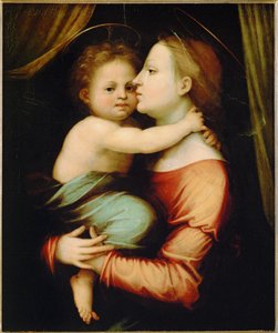 Madonna és gyermeke (nyárfa) alkotó: Fra (1472-1517) Bartolomeo