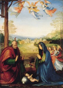 A betlehemes (olaj a panelen) alkotó: Fra Bartolomeo