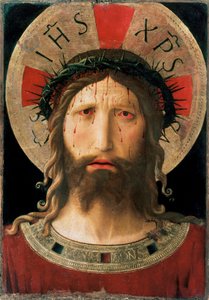 Krisztus Töviskorona feje (Detrempe fán, 1450)
