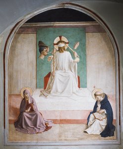Krisztus gúnyolása Máriával és Szent Domonkossal