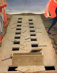 Die offenen Gräber, Detail des Jüngsten Gerichts