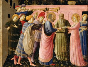 Az Angyali üdvözlet (oltárkép), Fra Angelico festménye, 1440 körül