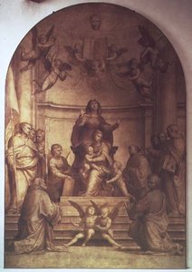 A Nagytanács oltárképe, 1510 (lásd még: 94717-21) alkotó: Fra 1472-1517 Bartolommeo