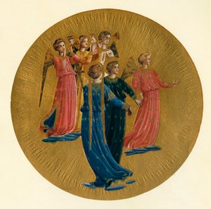 Részlet a Szűzanya koronázásáról, 15. század, 1909 alkotó: Fra Angelico