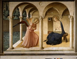 Az Angyali üdvözlet alkotó: Fra Angelico