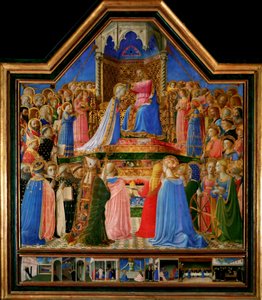 A Szűz koronázása alkotó: Fra Angelico