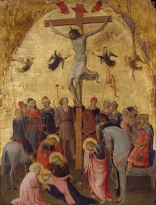 A keresztre feszítés, kb. 1420-23. alkotó: Fra Angelico