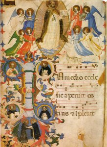 Szent Domonkos dicsőségben alkotó: Fra Angelico