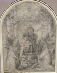 madonna gyermekkel és szentekkel alkotó: Fra Bartolomeo