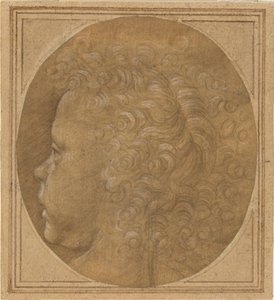 Gyermek feje [recto] alkotó: Fra Bartolommeo