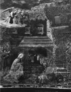 A Születés, a Szűz élete című freskóciklus egyik jelenete a székesegyház apszisában alkotó: Fra Filippo Lippi