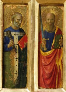 Péter és Pál apostolok a perugiai oltárról, 1437 körül.