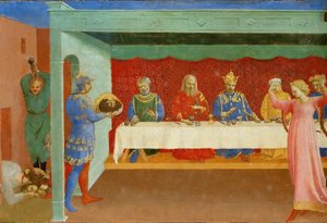 Heródes ünnepe és Keresztelő Szent János lefejezése, 1430 körül