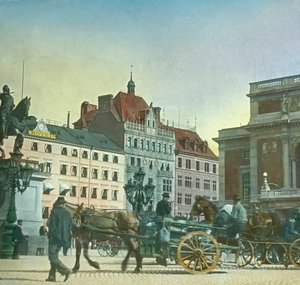 Gustav Adolfs tér, Stockholm, Svédország, 19. század vége – 20. század eleje.