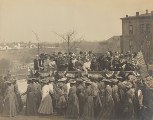 Fénykép a Tuskegee Intézet alapításának 25. évfordulójáról, 1906. alkotó: Frances Benjamin Johnston