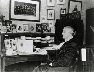 Susan Brownell Anthony 1899 (fekete-fehér fotó) alkotó: Frances Benjamin Johnston