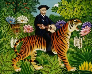 Henri Rousseau álma, 1997 (olaj és tempera a panelen)
