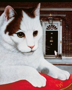 Wilberforce, a 10-es macska, 1987 (olaj és tempera a panelen)