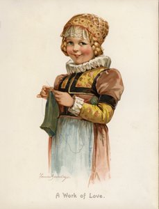 Lányok: A szerelem alkotása (színes litó) alkotó: Frances Brundage