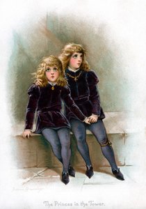 A hercegek a toronyban, 1897.