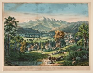 Mount Washington és a Fehér-hegység alkotó: Frances Flora Bond Palmer