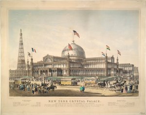 New York Crystal Palace: Minden nemzet iparának kiállításához. alkotó: Frances Flora Bond Palmer