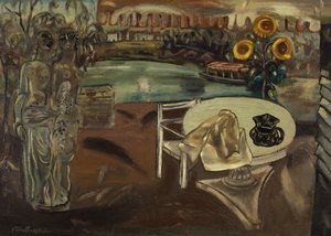Sabrina kertje, 1934 körül (olaj, vászon)