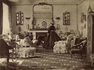 A szoba belseje, c. 1862. alkotó: Frances Jocelyn