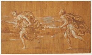 Apollon verfolgt Daphne alkotó: Francesco Albani