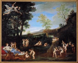 Le repos de Venus et de Vulcain - Vénusz és Vulkán nyugalma ... alkotó: Francesco Albani