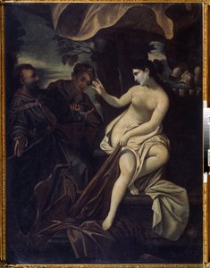""Susanna and the Elders"" (Susanna and the Elders) Francesco Albani dit l