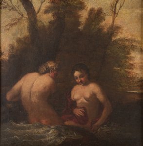Zwei badende Nymphen alkotó: Francesco Albani