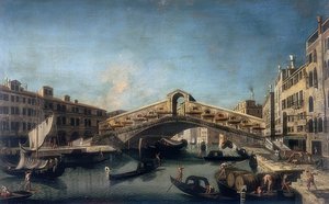 Rialto híd. Kb. 1735-1740