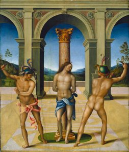 Krisztus megostorozása alkotó: Francesco Bacchiacca