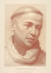 Egy szerzetes feje alkotó: Francesco Bartolozzi