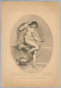 Naiad (fürdőbe lépő nő) alkotó: Francesco Bartolozzi