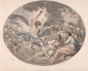 Apollón és a múzsák alkotó: Francesco Bartolozzi