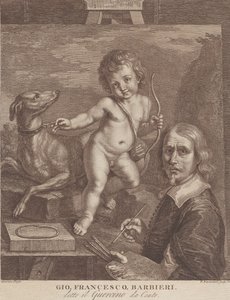 Guercino önarckép, 1790-99. alkotó: Francesco Bartolozzi