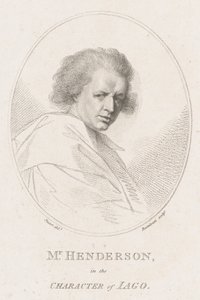 John Henderson, Iago Shakespeare Otellójának karakterében, 1786. alkotó: Francesco Bartolozzi