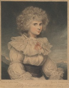 Lady Elizabeth Cavendish (született: Hervey), Devonshire hercegnője alkotó: Francesco Bartolozzi