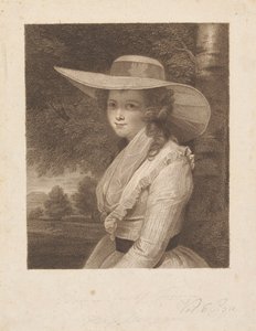 Lavinia Spencer (született: Bingham), Spencer grófnő alkotó: Francesco Bartolozzi