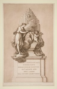 Johann Christian Bach emlékműve alkotó: Francesco Bartolozzi