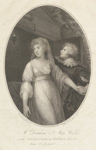 Mr. Dimond és Miss Wallis a Rómeó és Júlia karakterében, 1796. május 1. alkotó: Francesco Bartolozzi