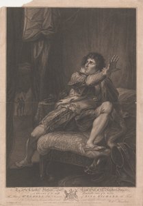 Mr. Kemble a Harmadik Richárd király karakterében – "III. Richard", V. felvonás, V. jelenet alkotó: Francesco Bartolozzi