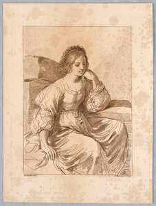 Egy hölgy portréja alkotó: Francesco Bartolozzi