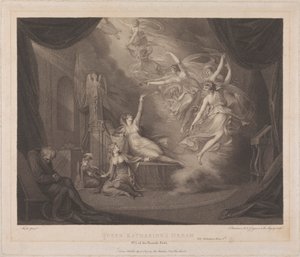 Katalin királynő álma – VIII. Henrik alkotó: Francesco Bartolozzi