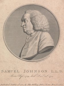 Samuel Johnson alkotó: Francesco Bartolozzi