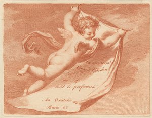 Eintrittskarte für das Theatre Royal, Covent Garden alkotó: Francesco Bartolozzi