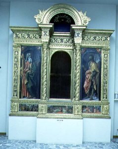 A szentségek tabernákulum, 1484-6 körül (tempera, tábla) (lásd még: 94758-9) alkotó: Francesco Botticini